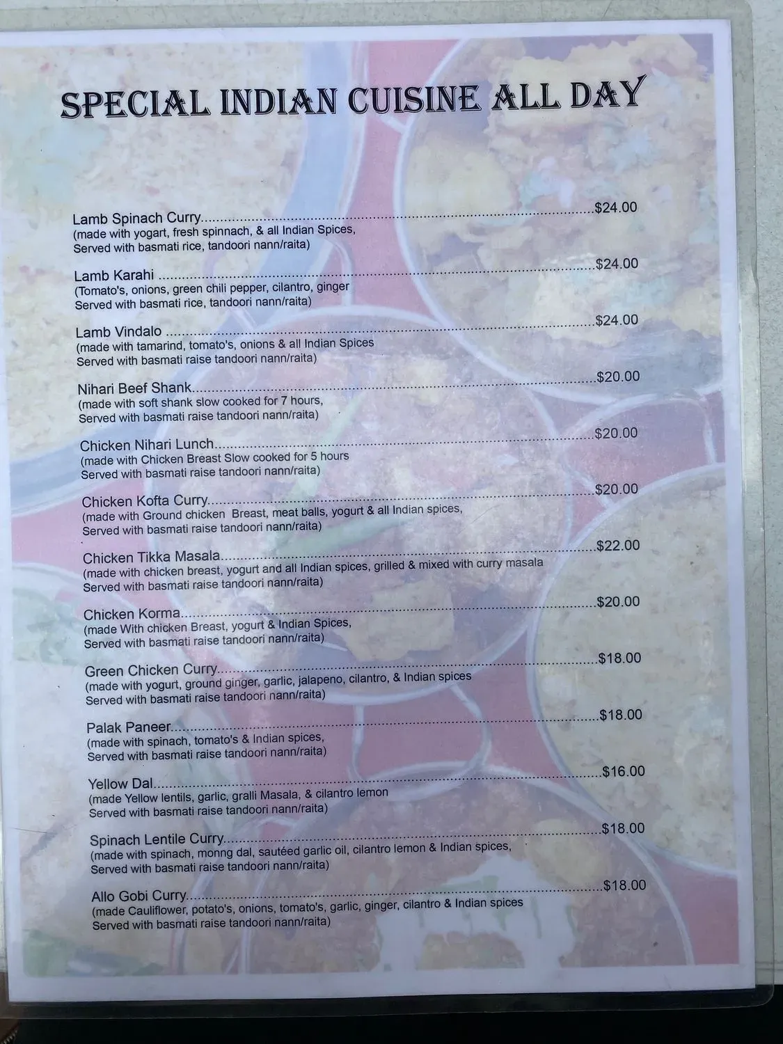 Menu 4