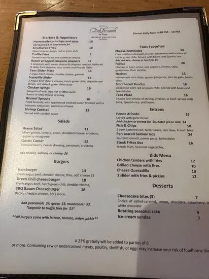 Menu 3