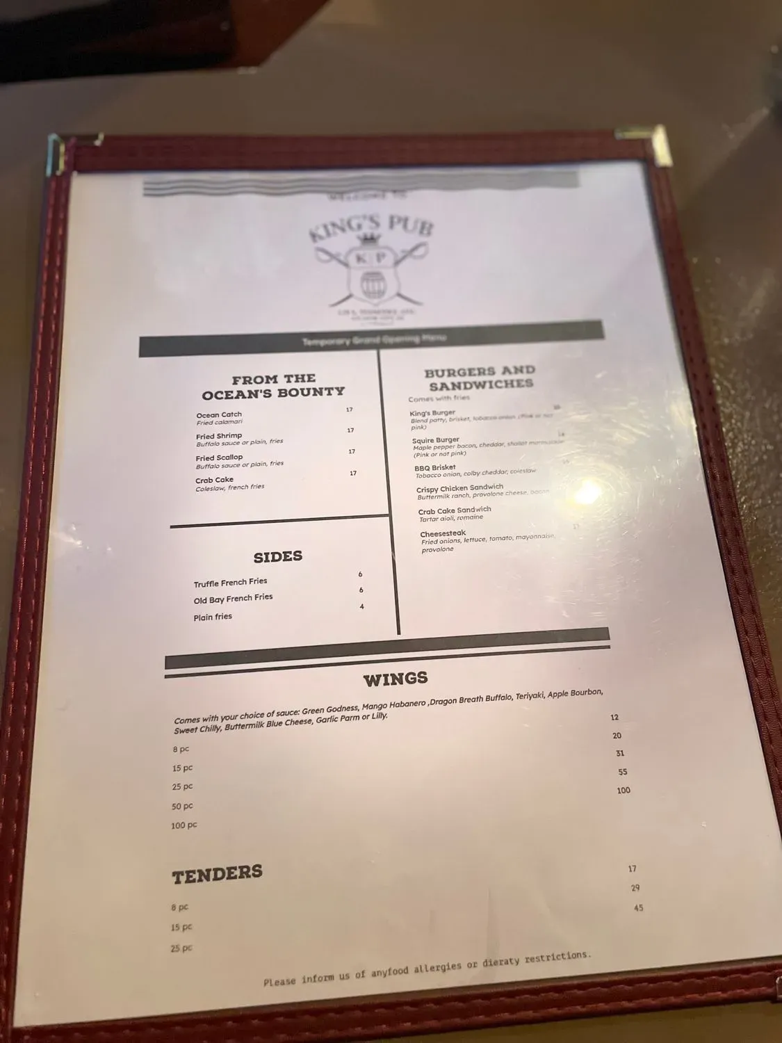 Menu 2