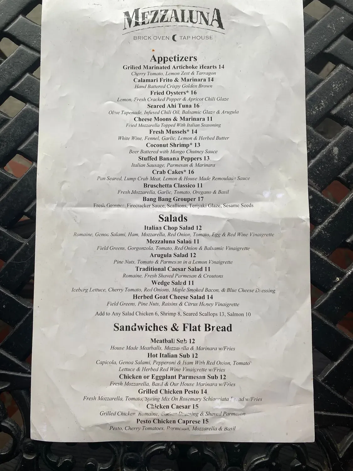 Menu 6