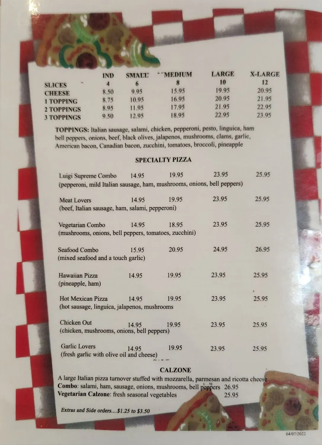 Menu 6