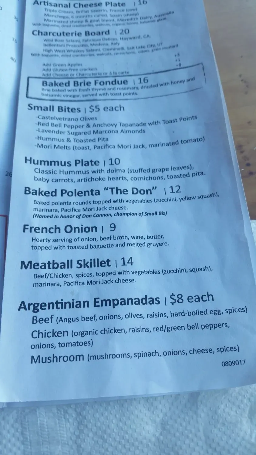 Menu 6