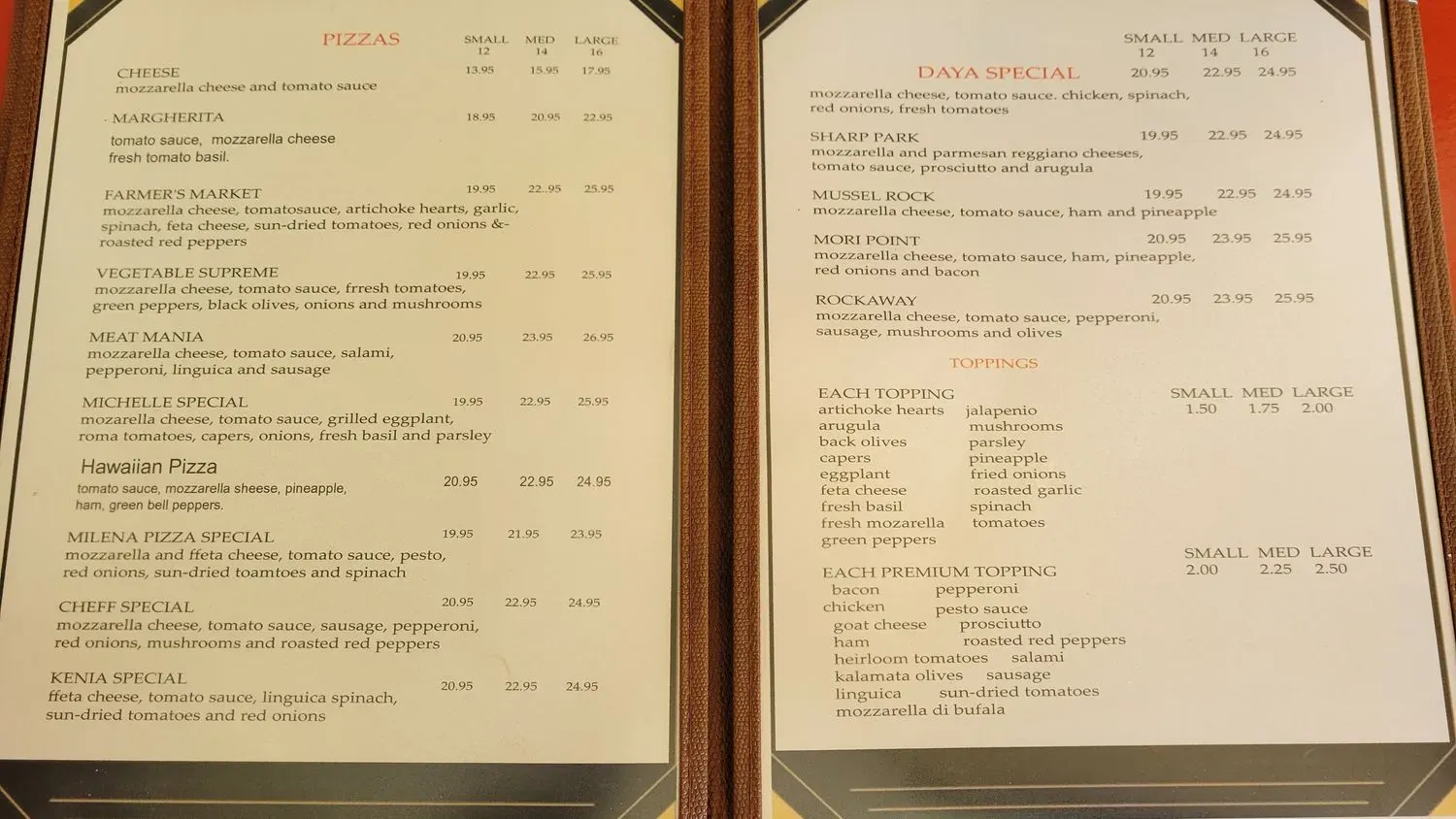 Menu 2