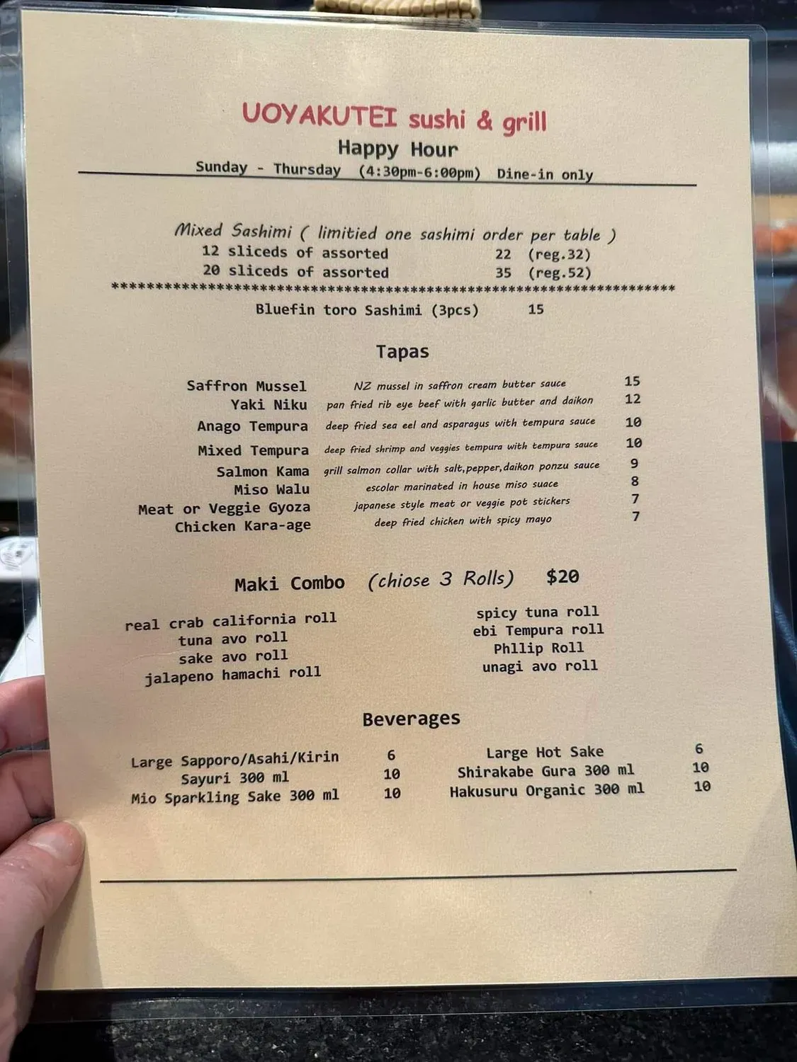 Menu 2