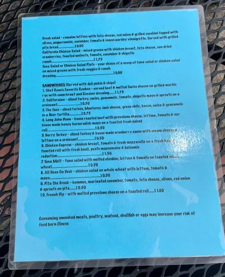 Menu 6