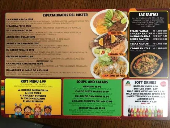 Mister Taco Menu | Hope Mills, NC | Checkle