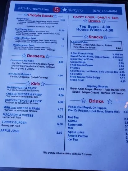 Menu 3