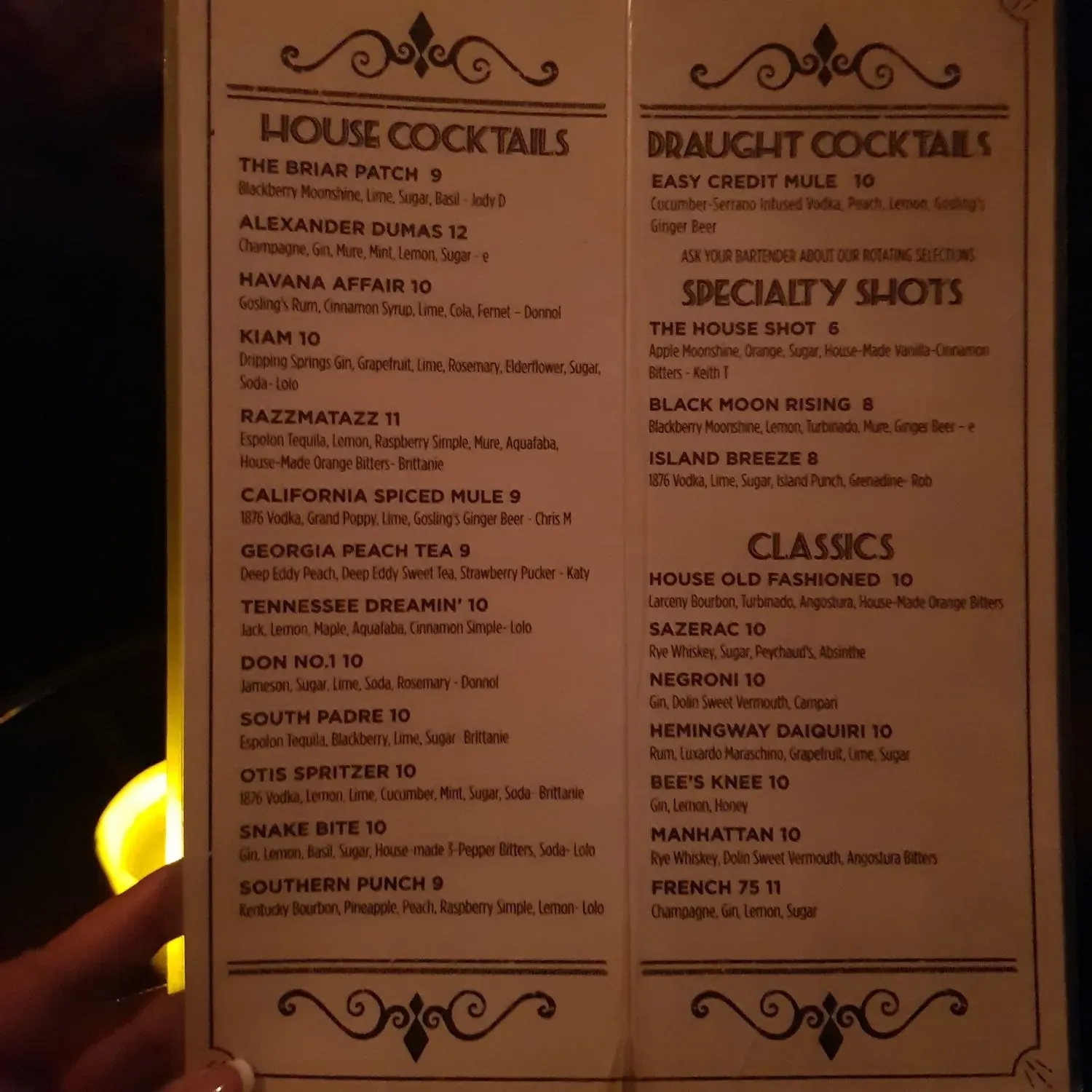 Menu 3