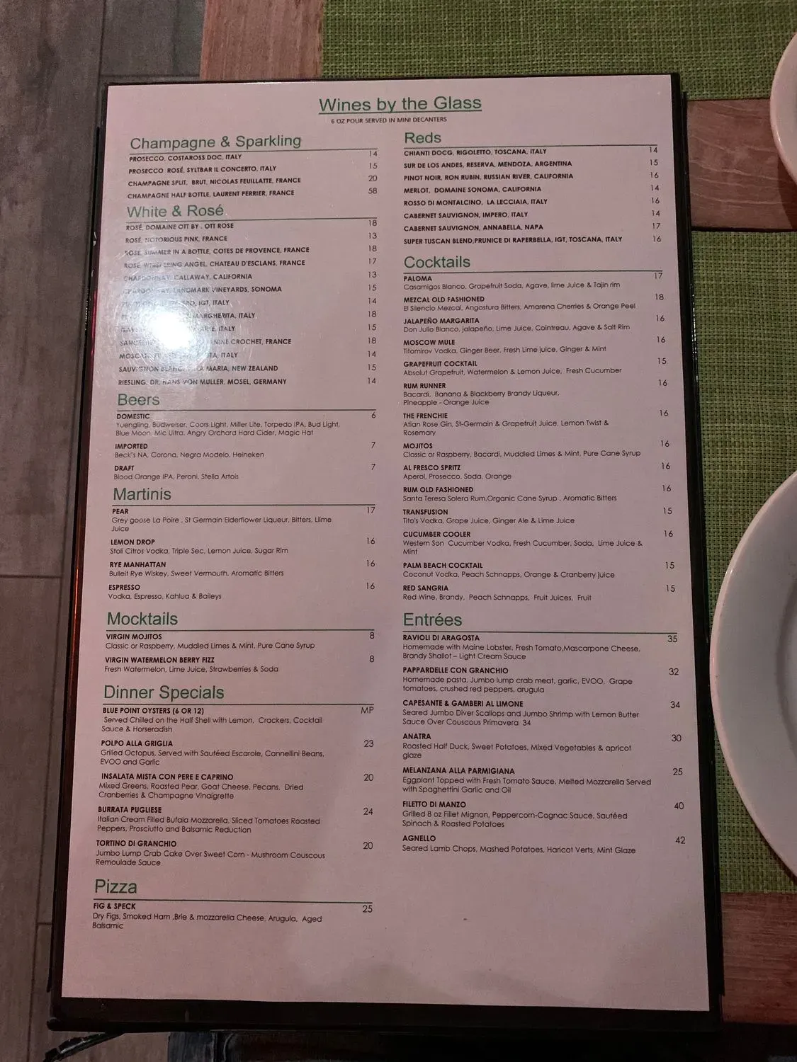 Menu 3