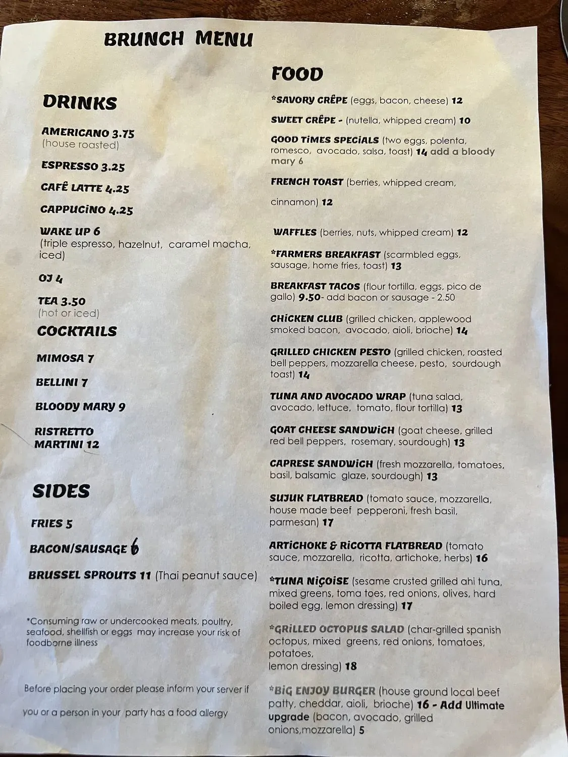 Menu 2