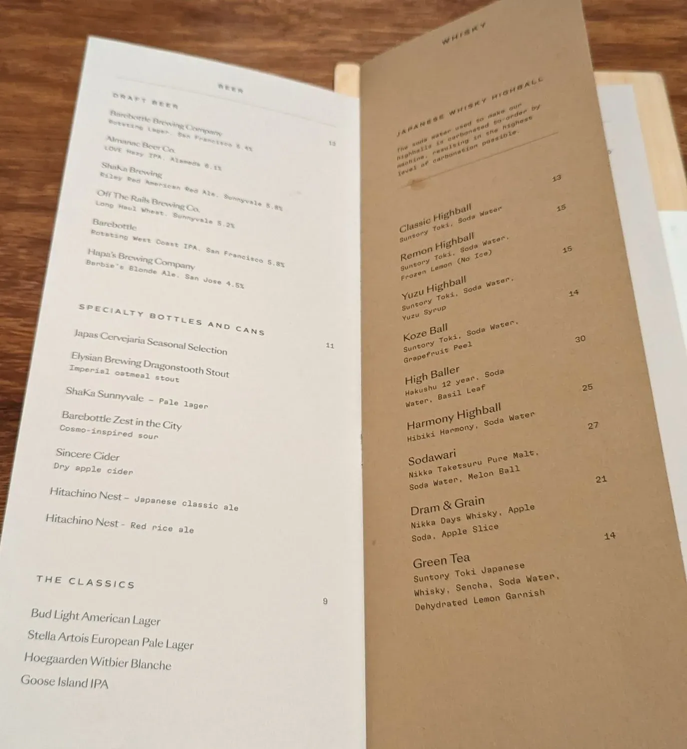 Menu 2