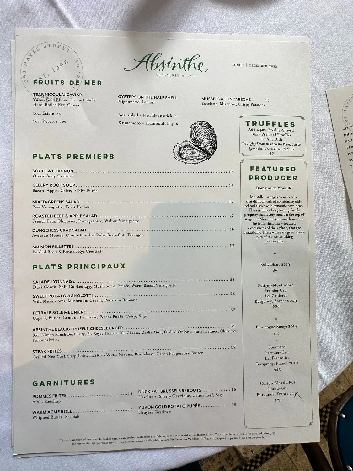 Menu 5