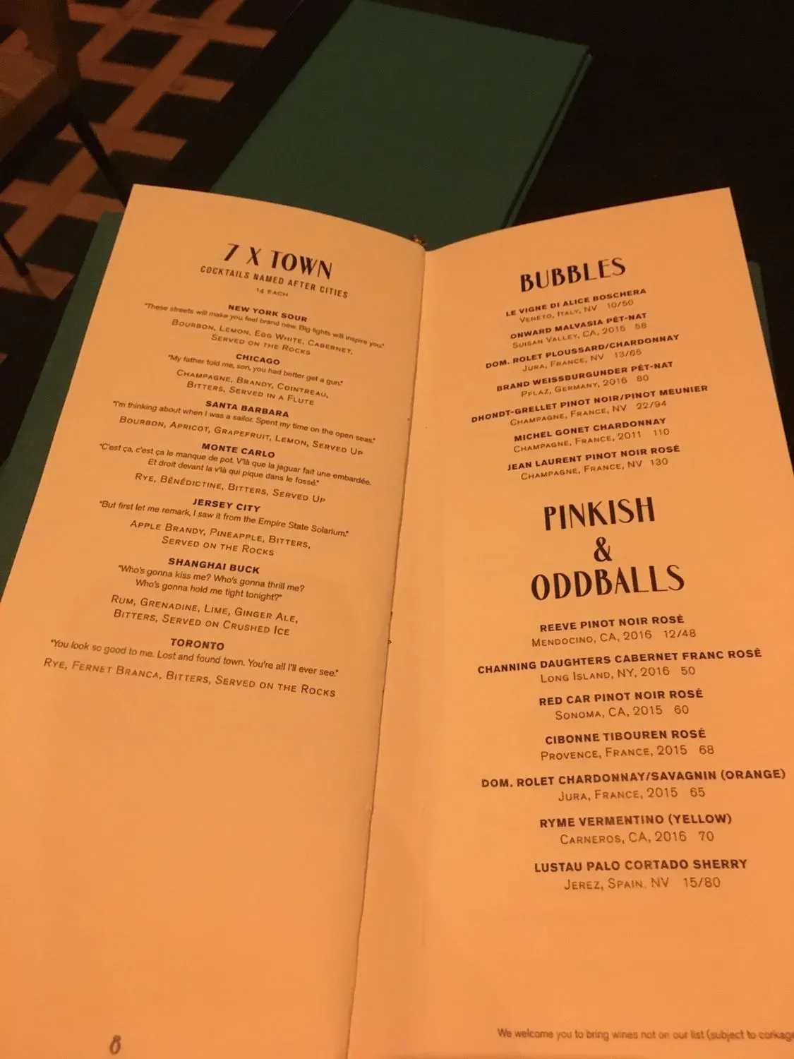 Menu 5