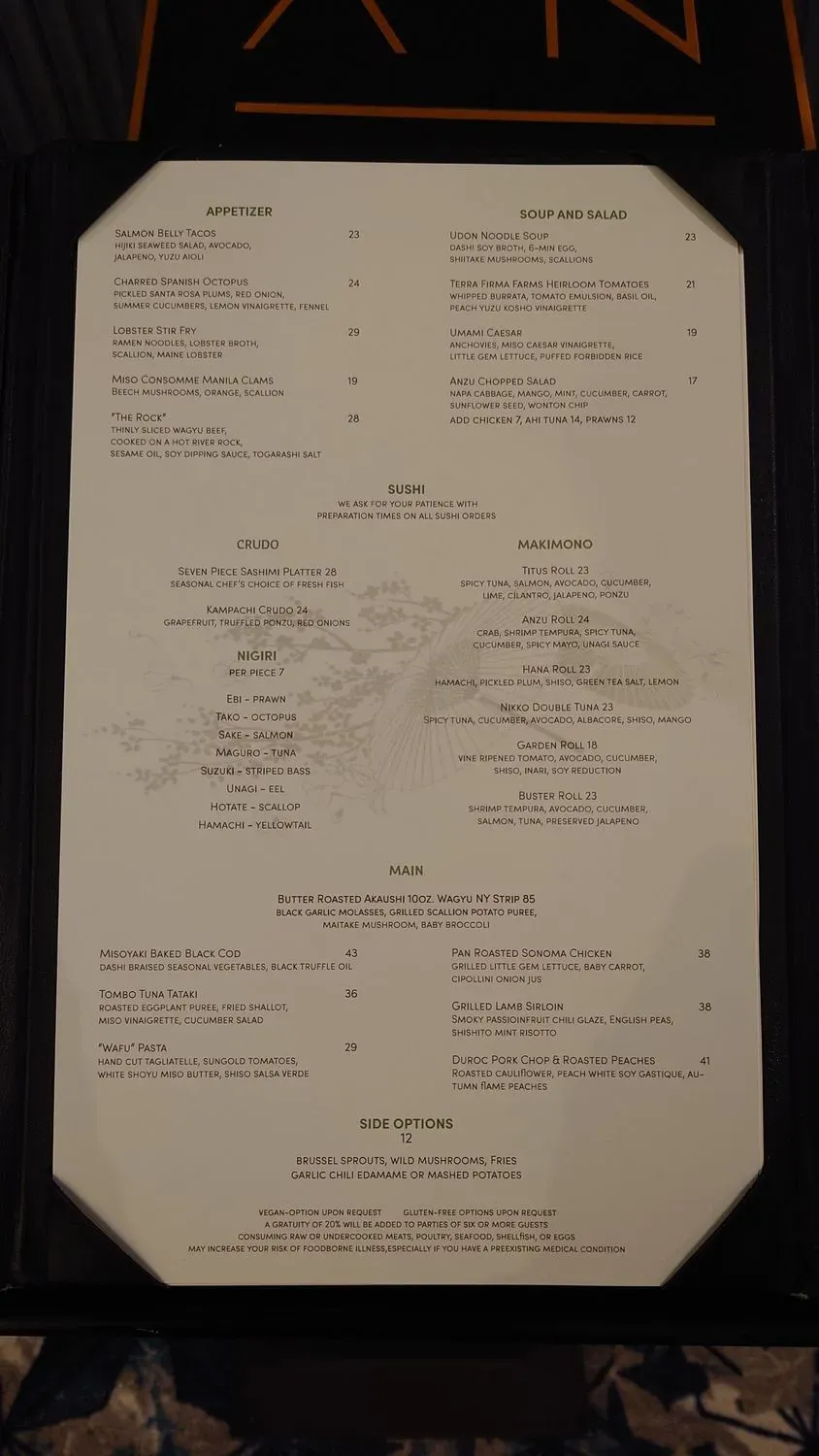 Menu 2