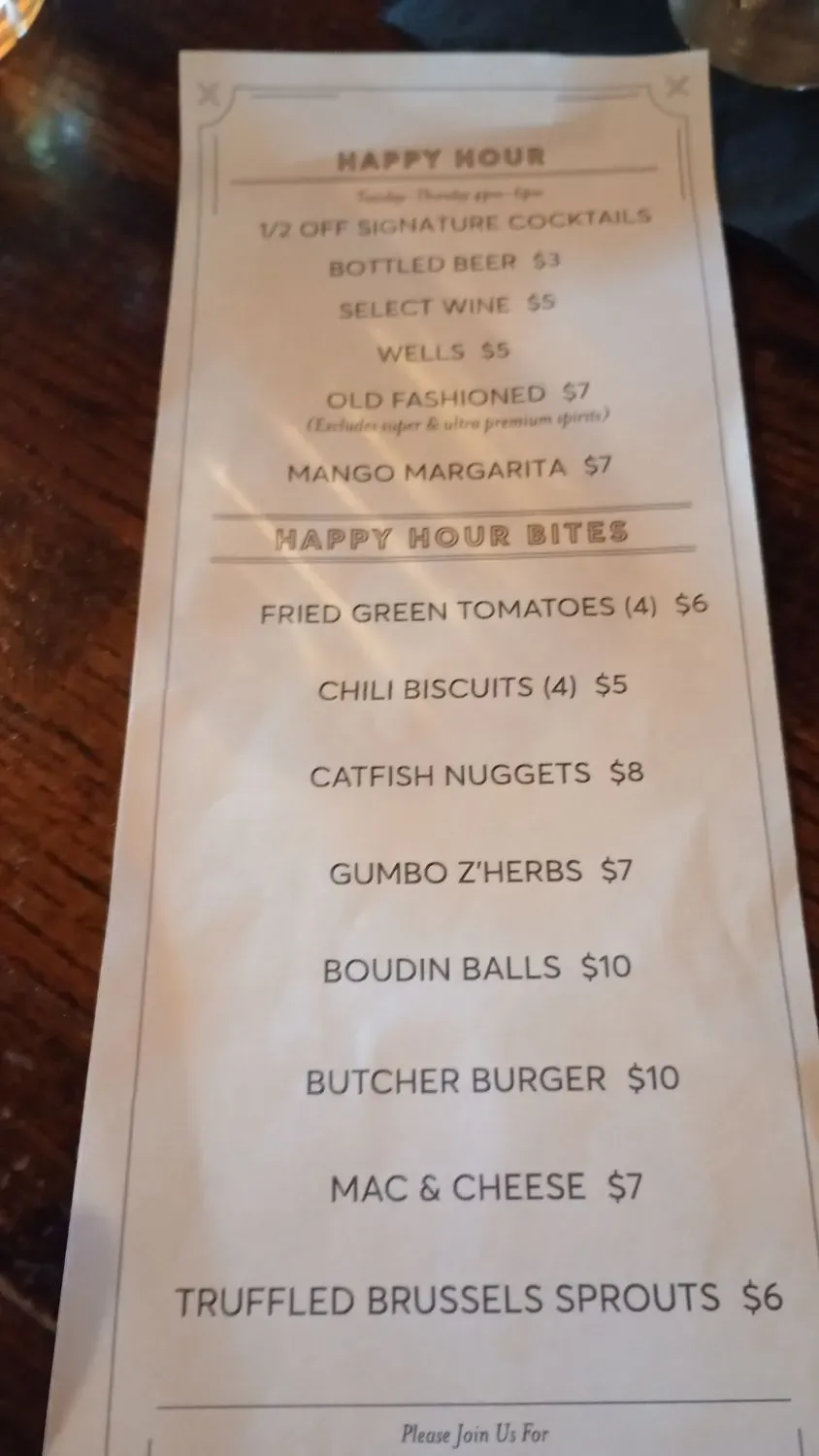 Menu 6