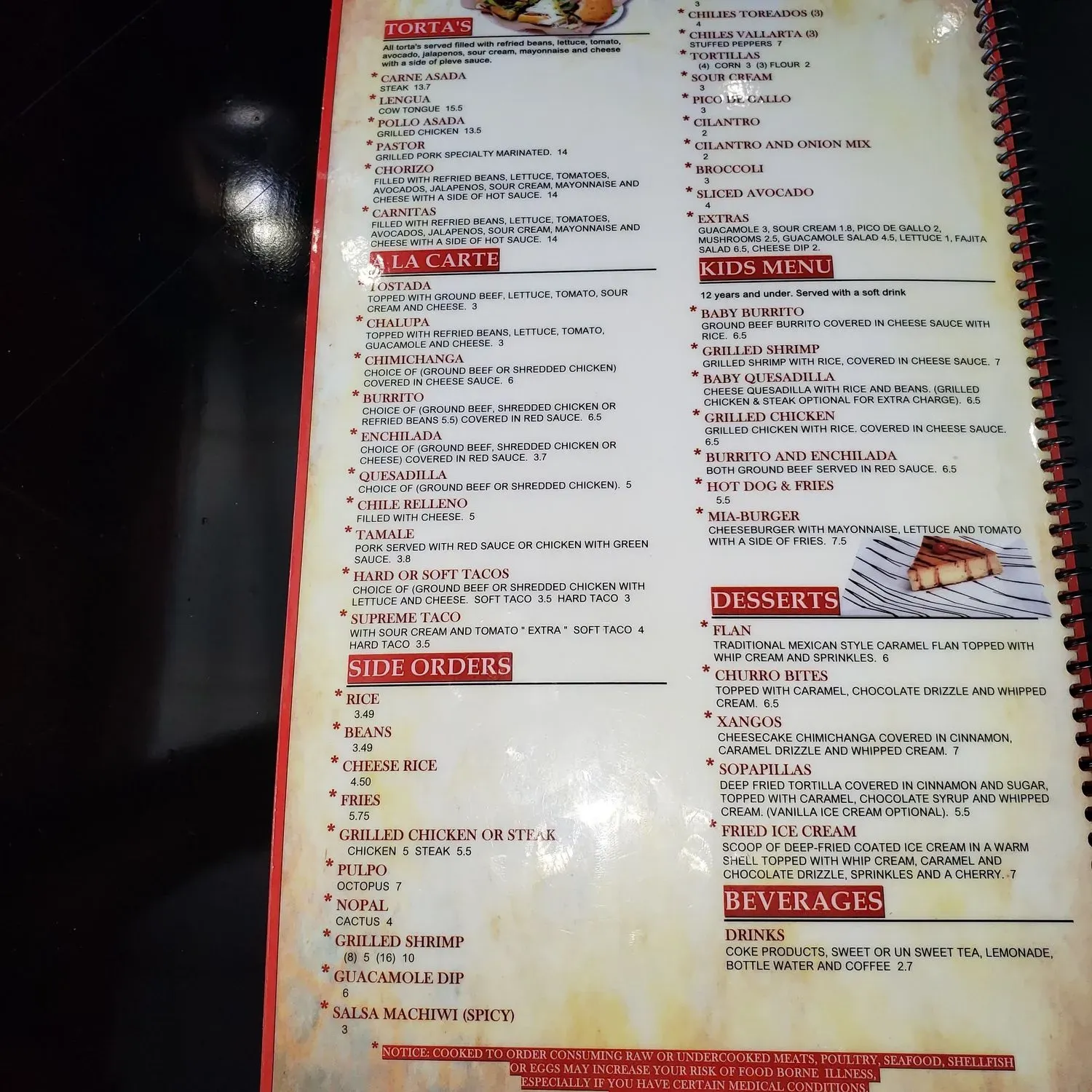 Menu 5