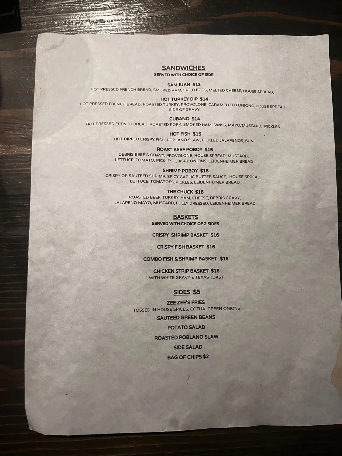 Menu 6