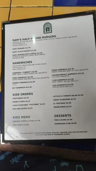 Menu 4