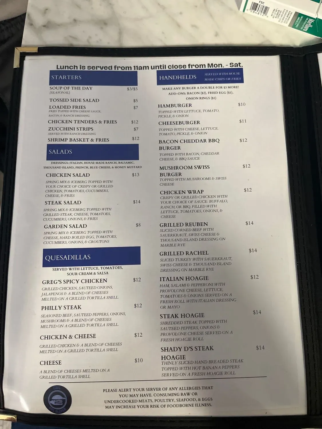 Menu 6