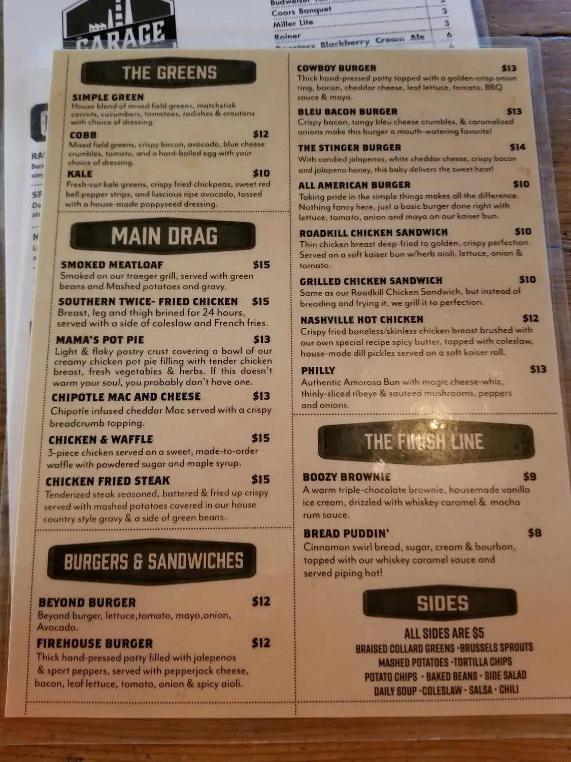 Menu 5