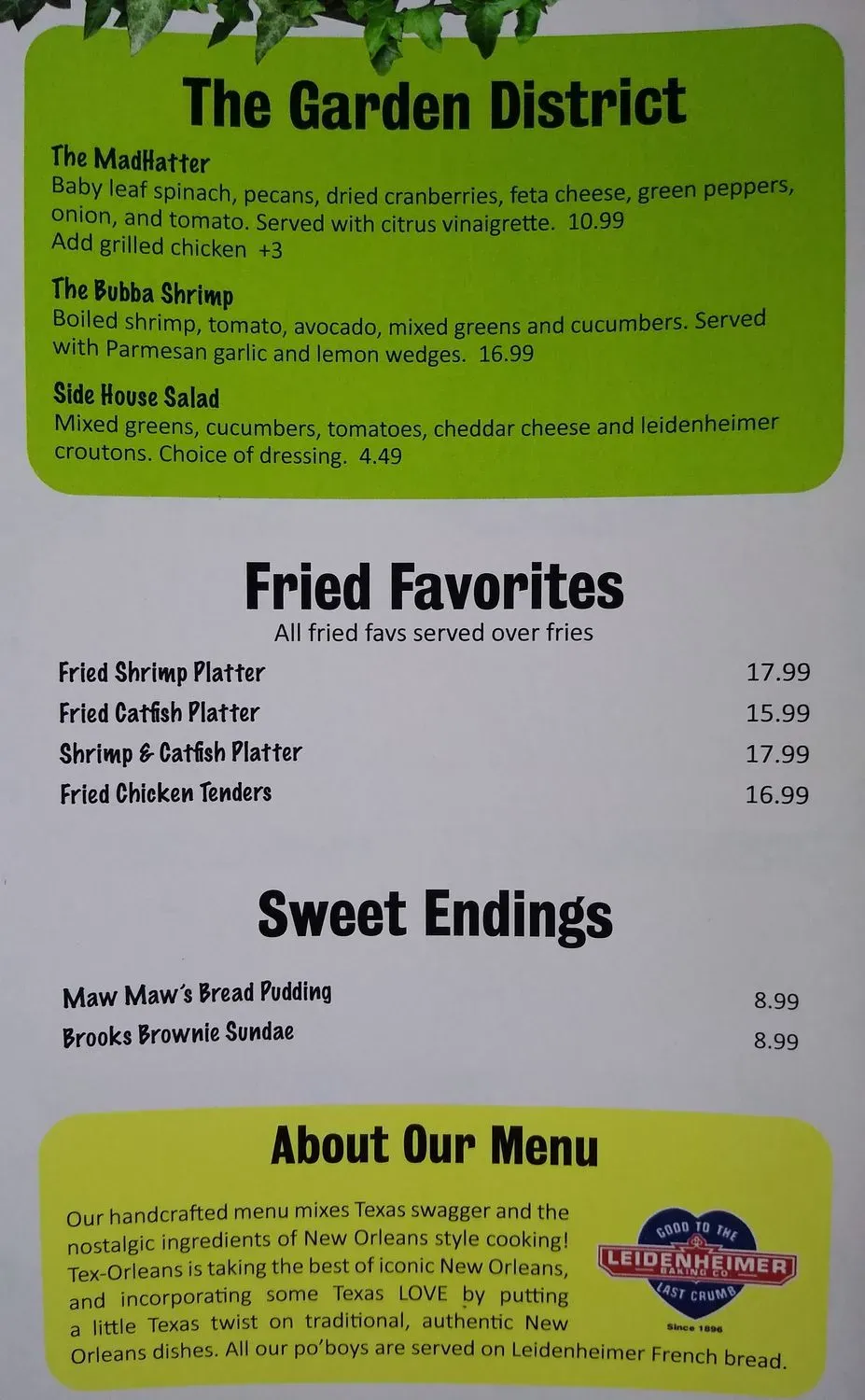 Menu 2