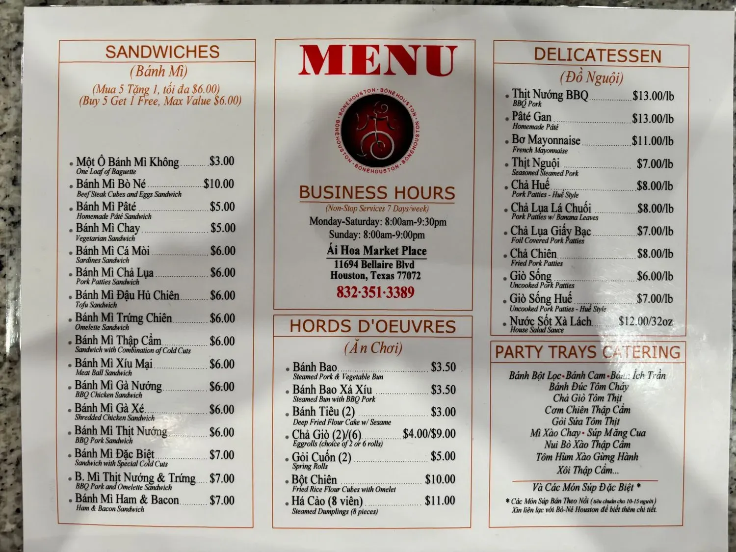 Menu 6