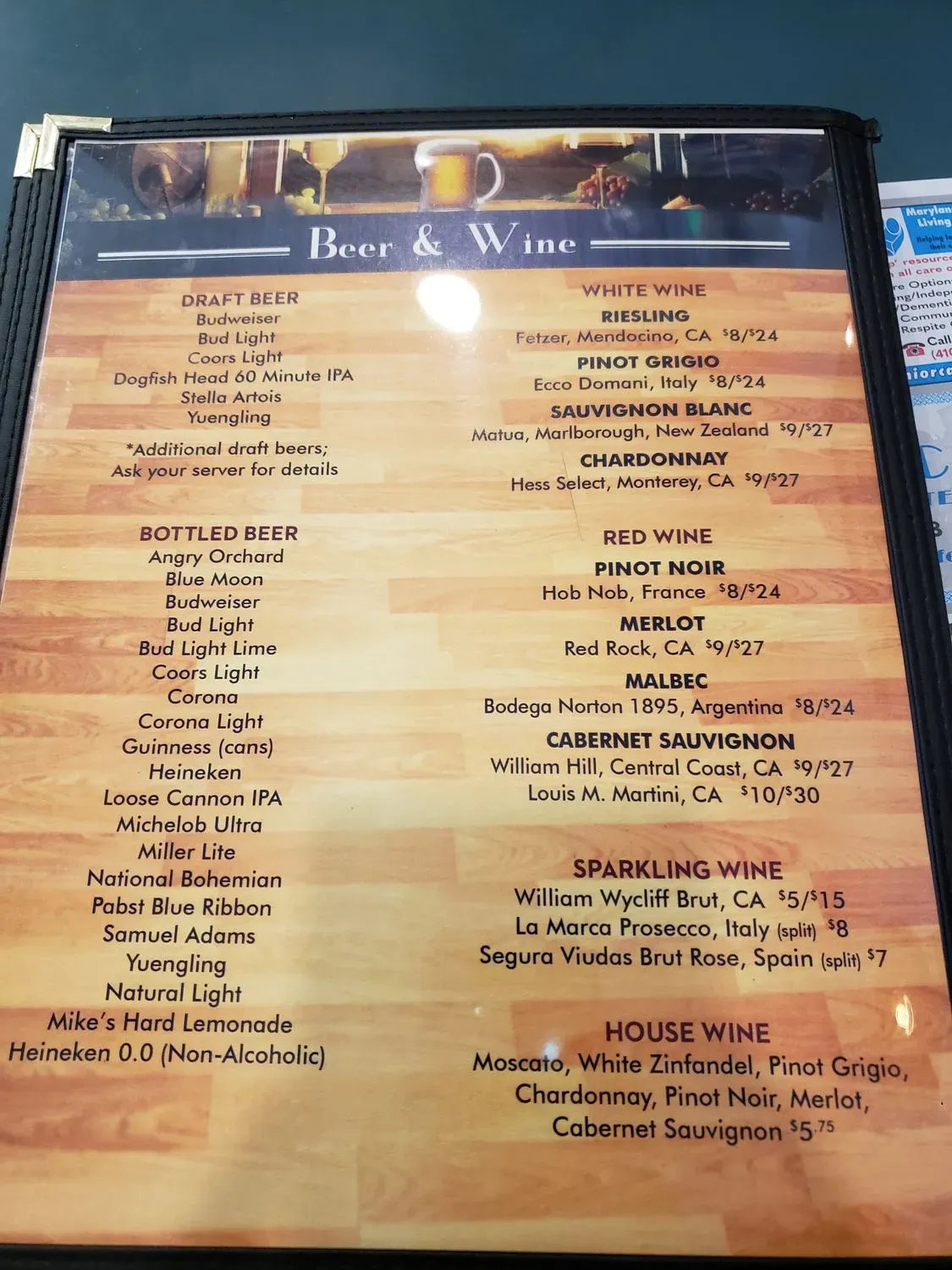 Menu 4