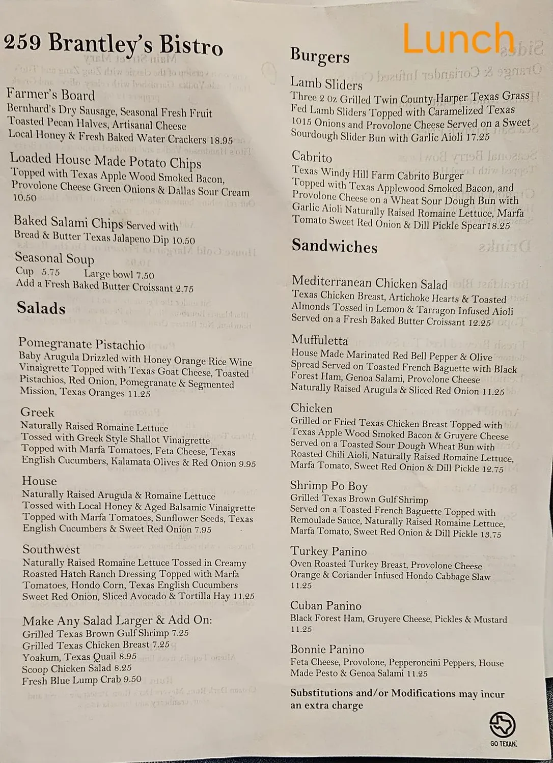 Menu 2