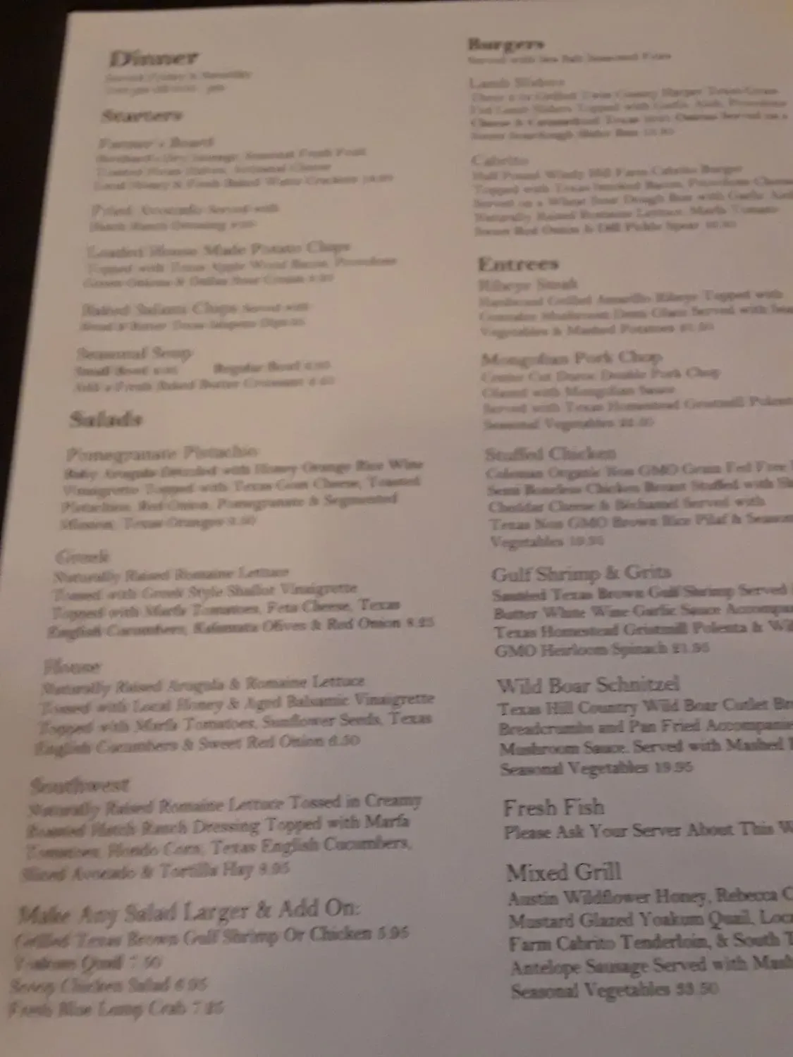 Menu 4