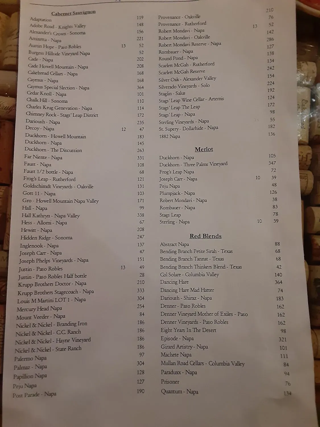 Menu 3