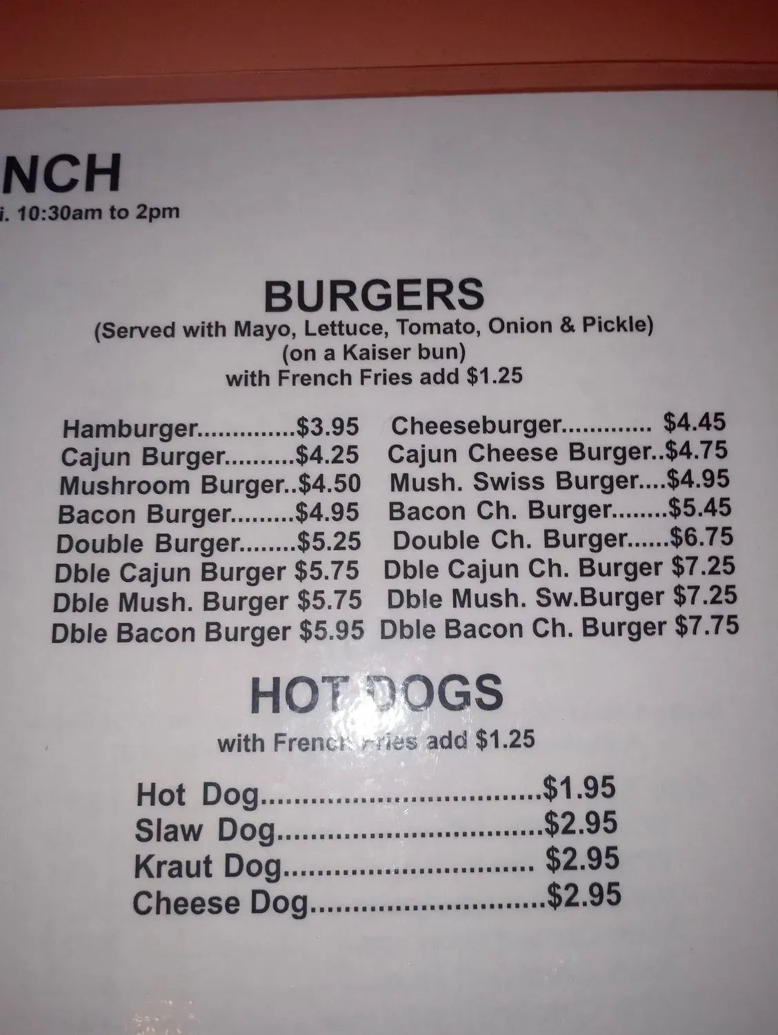 Menu 4