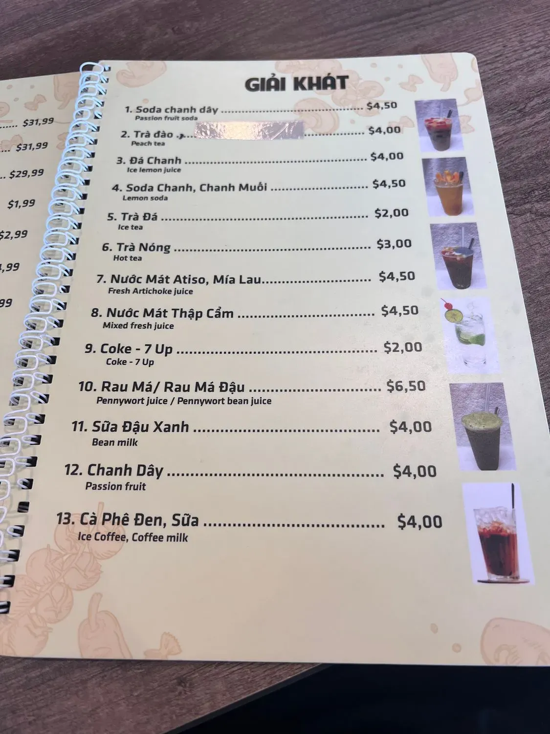 Menu 4