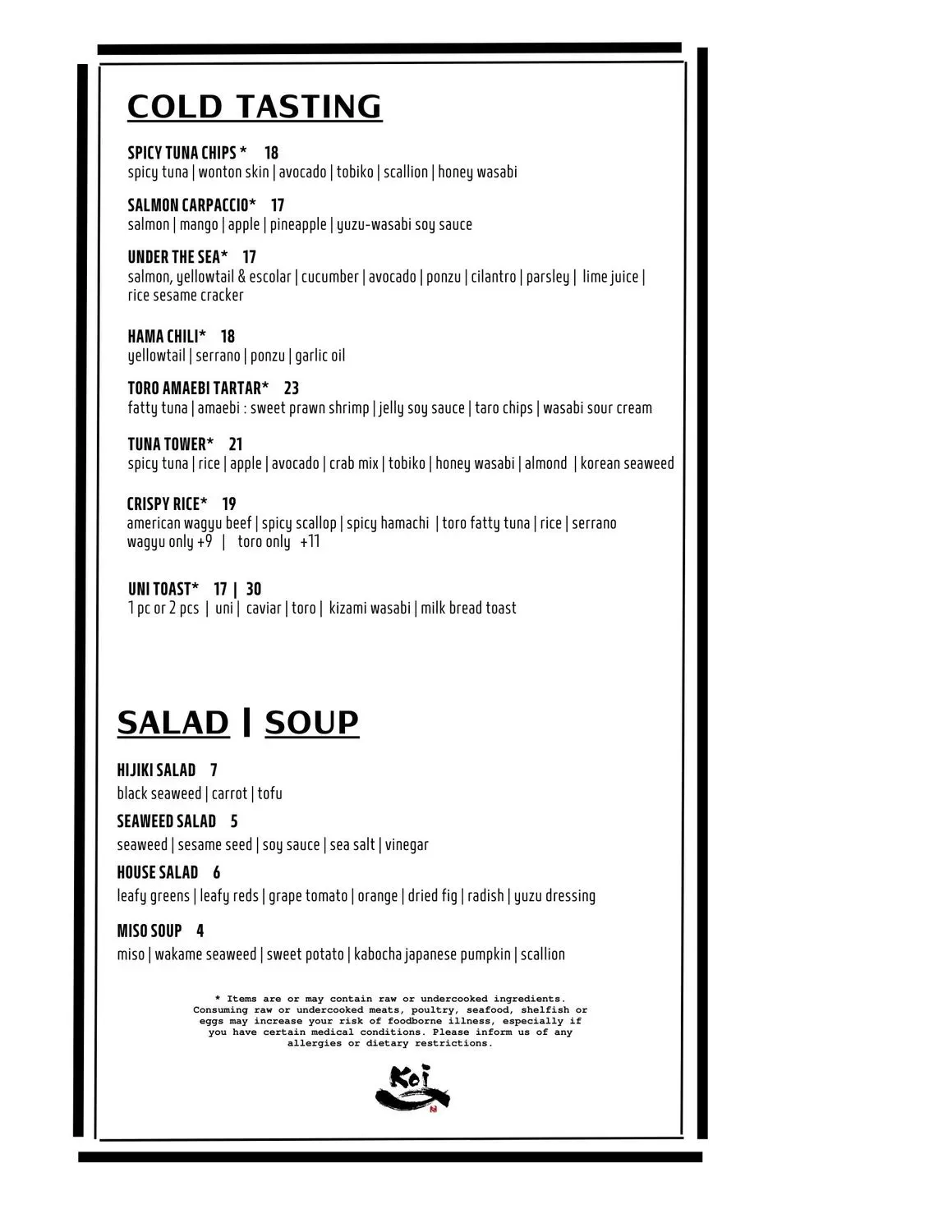 Menu 6