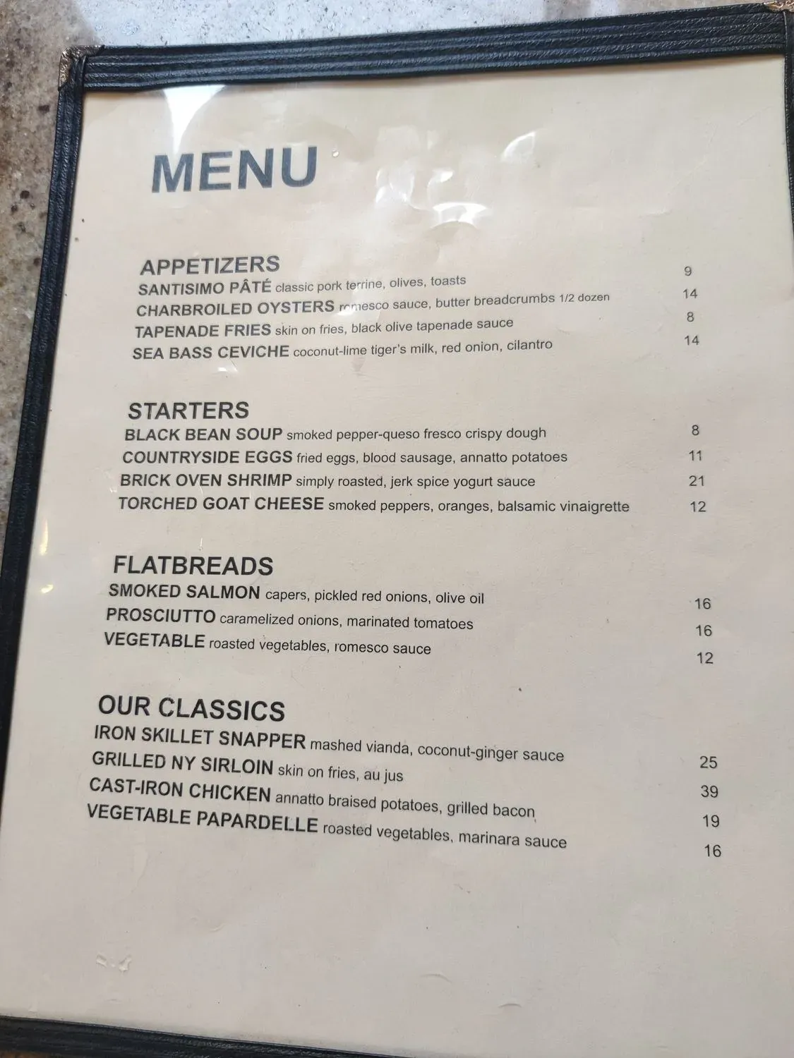 Menu 5