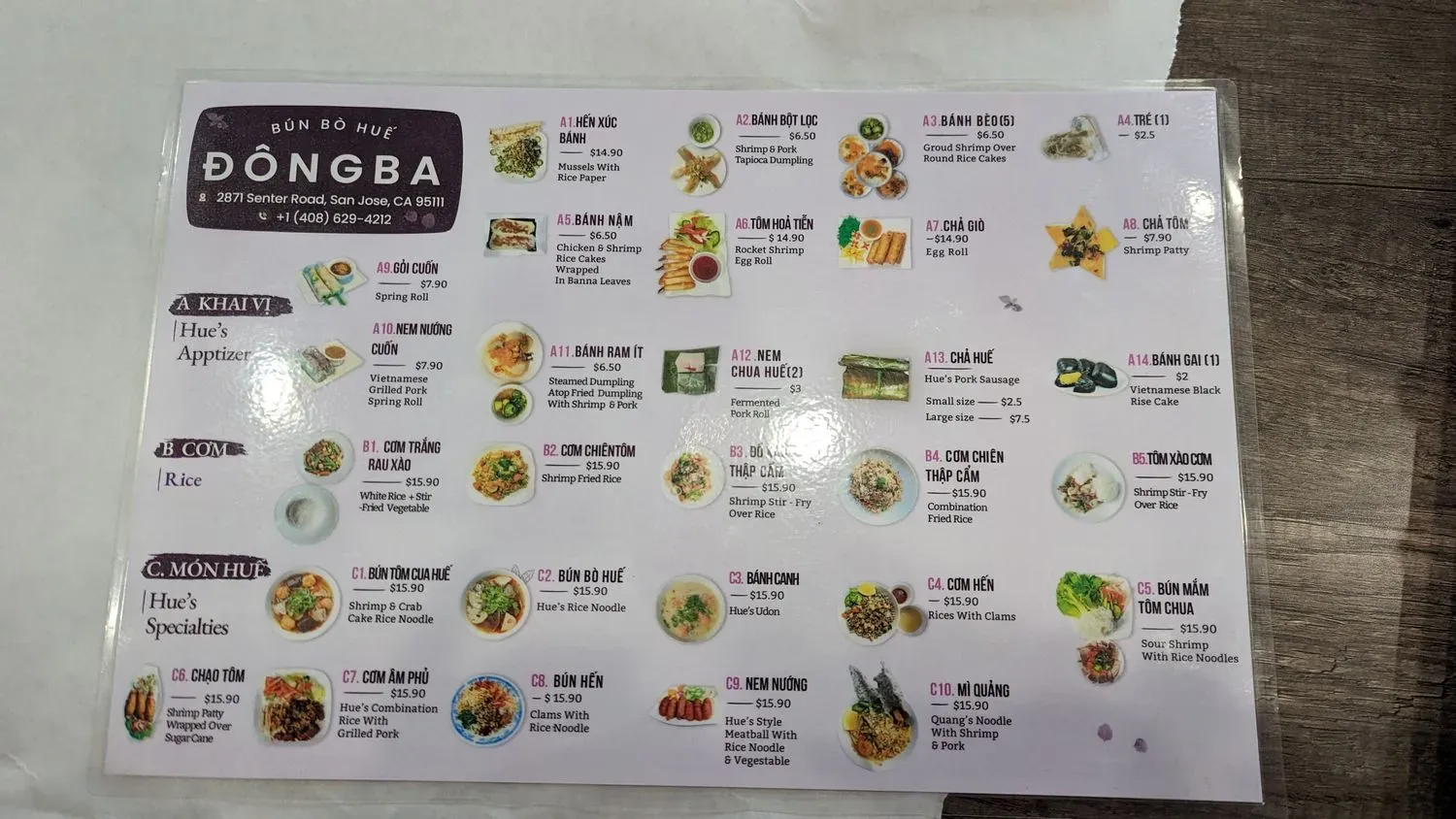 Menu 4