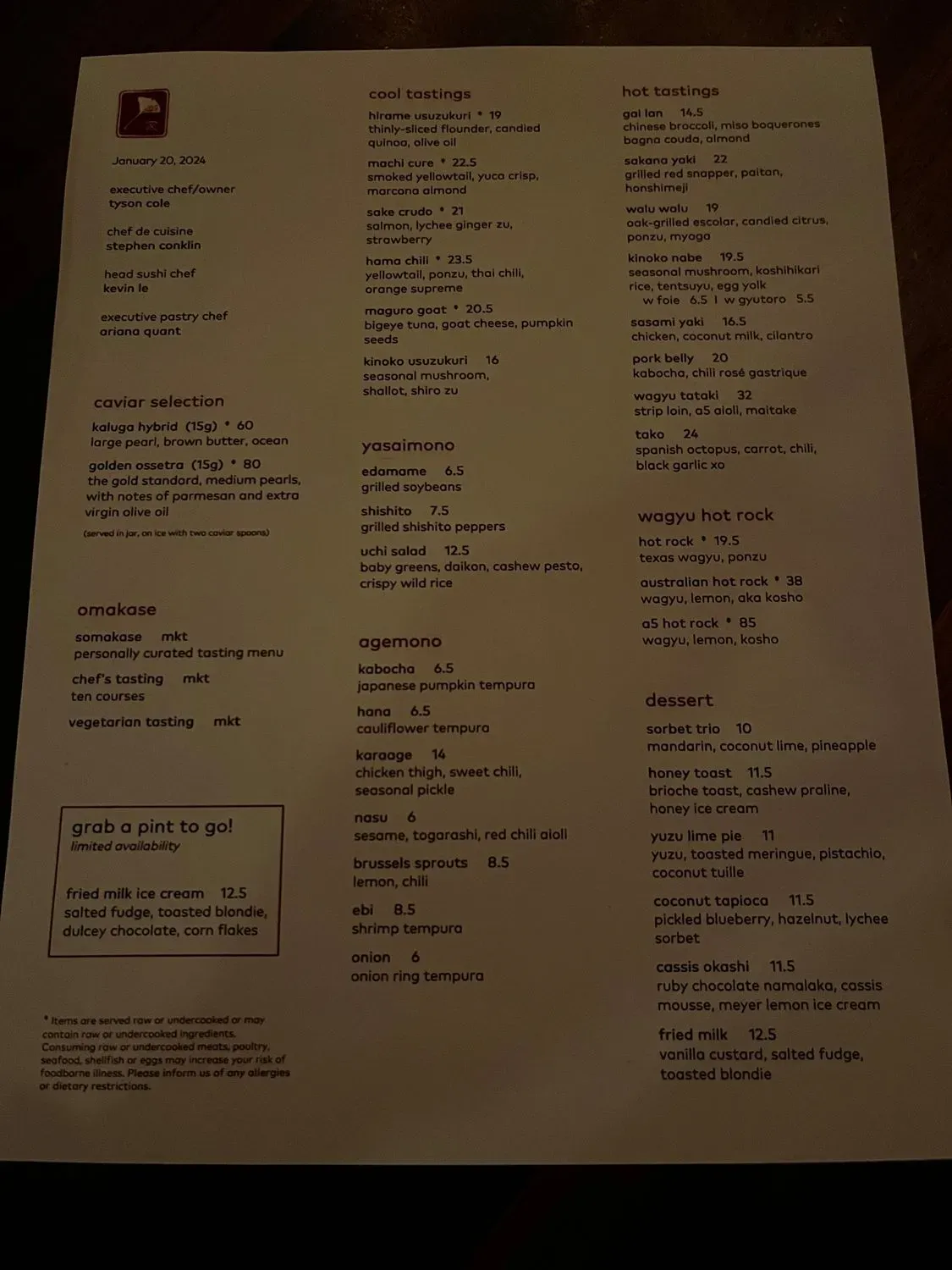 Menu 3