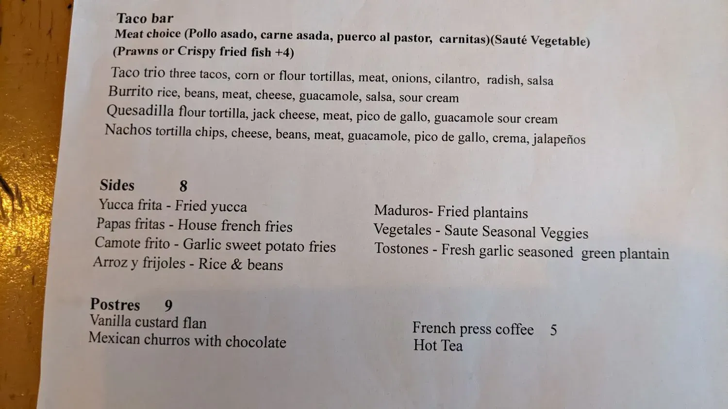 Menu 3