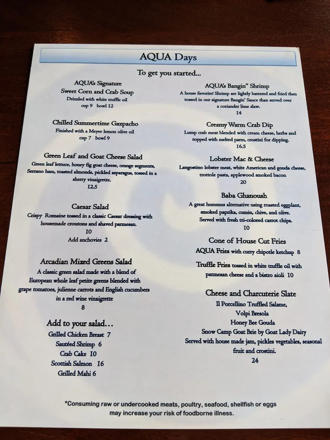 Menu 2