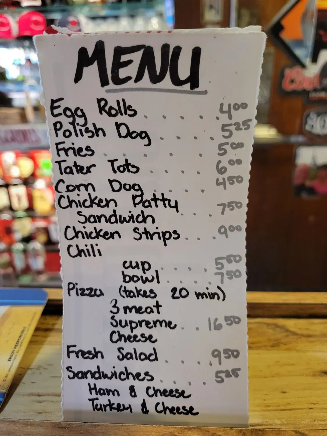 Menu 5