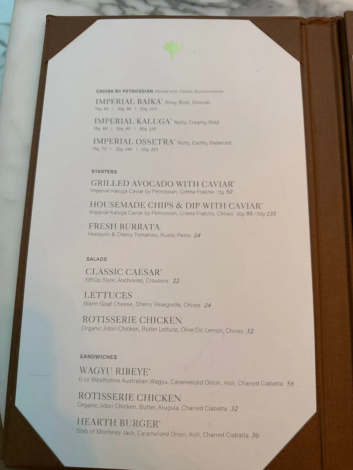 Menu 5