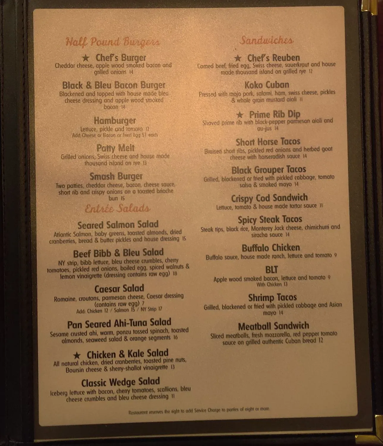 Menu 6