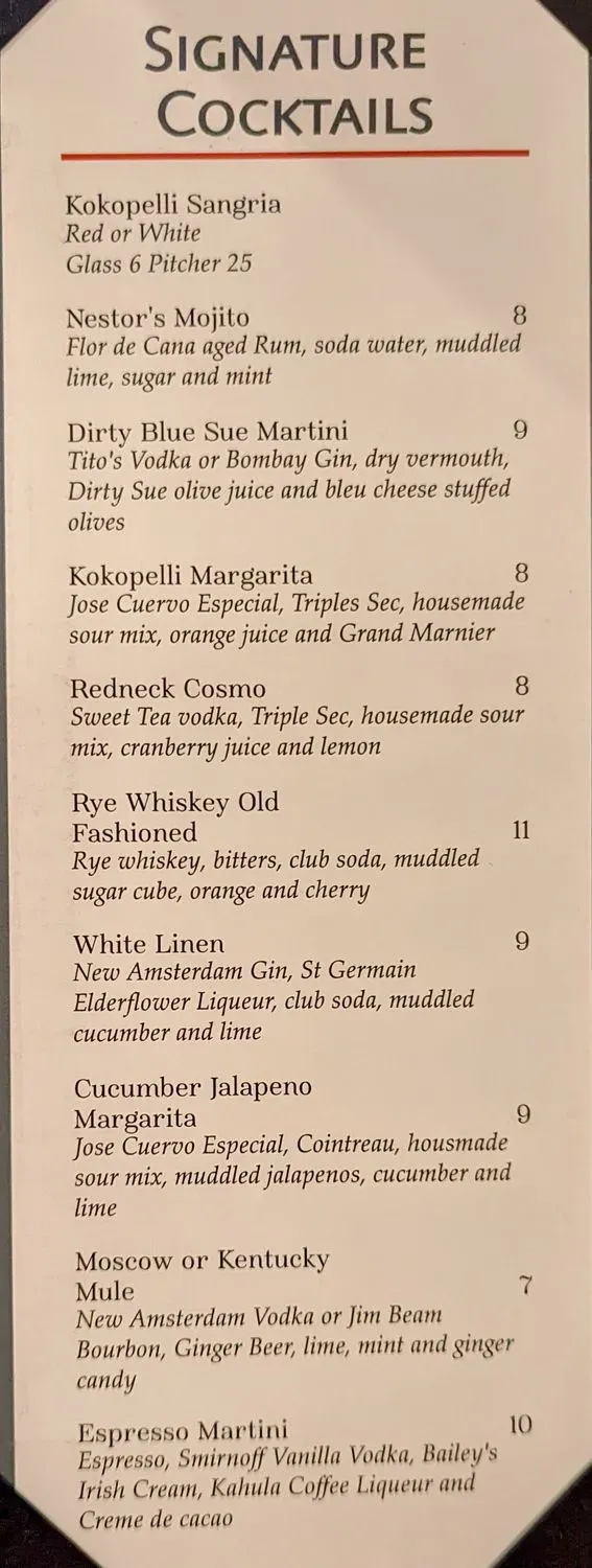 Menu 5