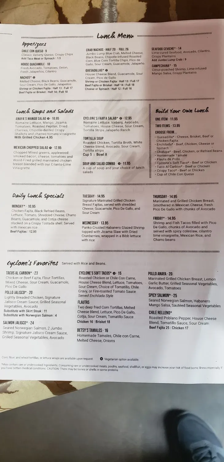 Menu 6