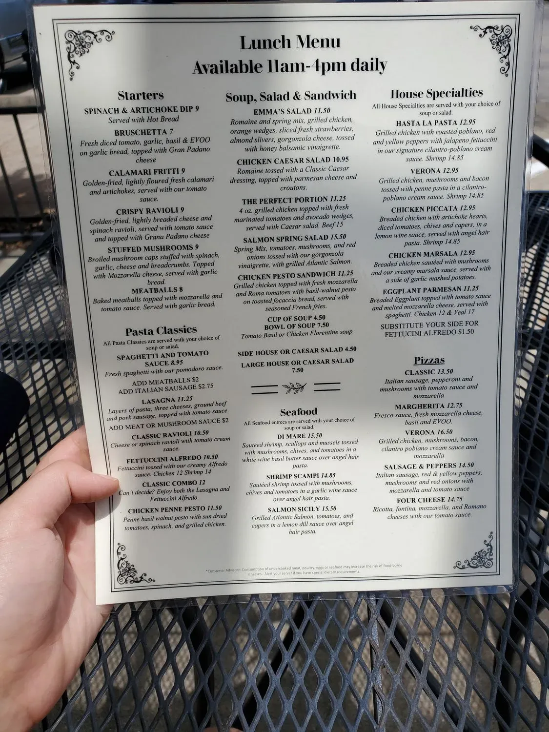 Menu 5