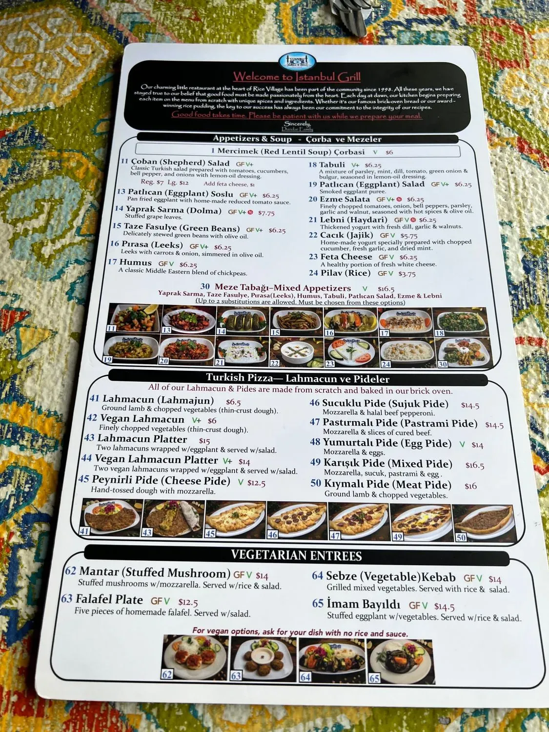 Menu 5