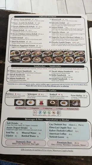 Menu 6