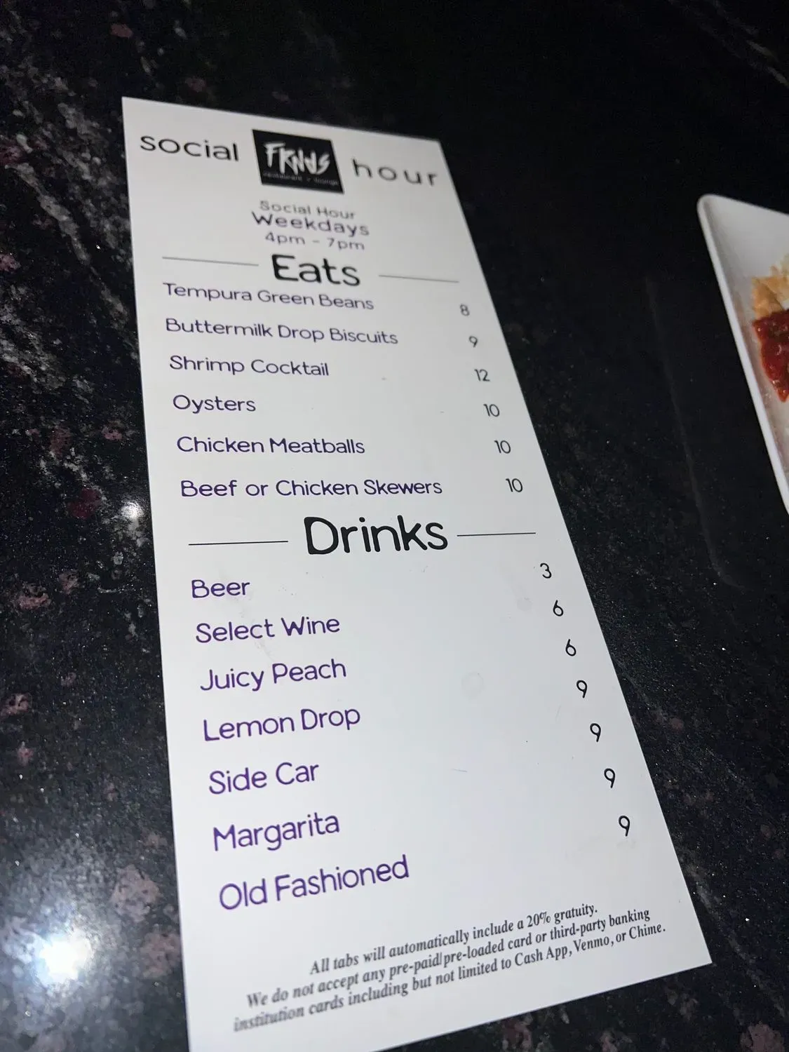 Menu 6