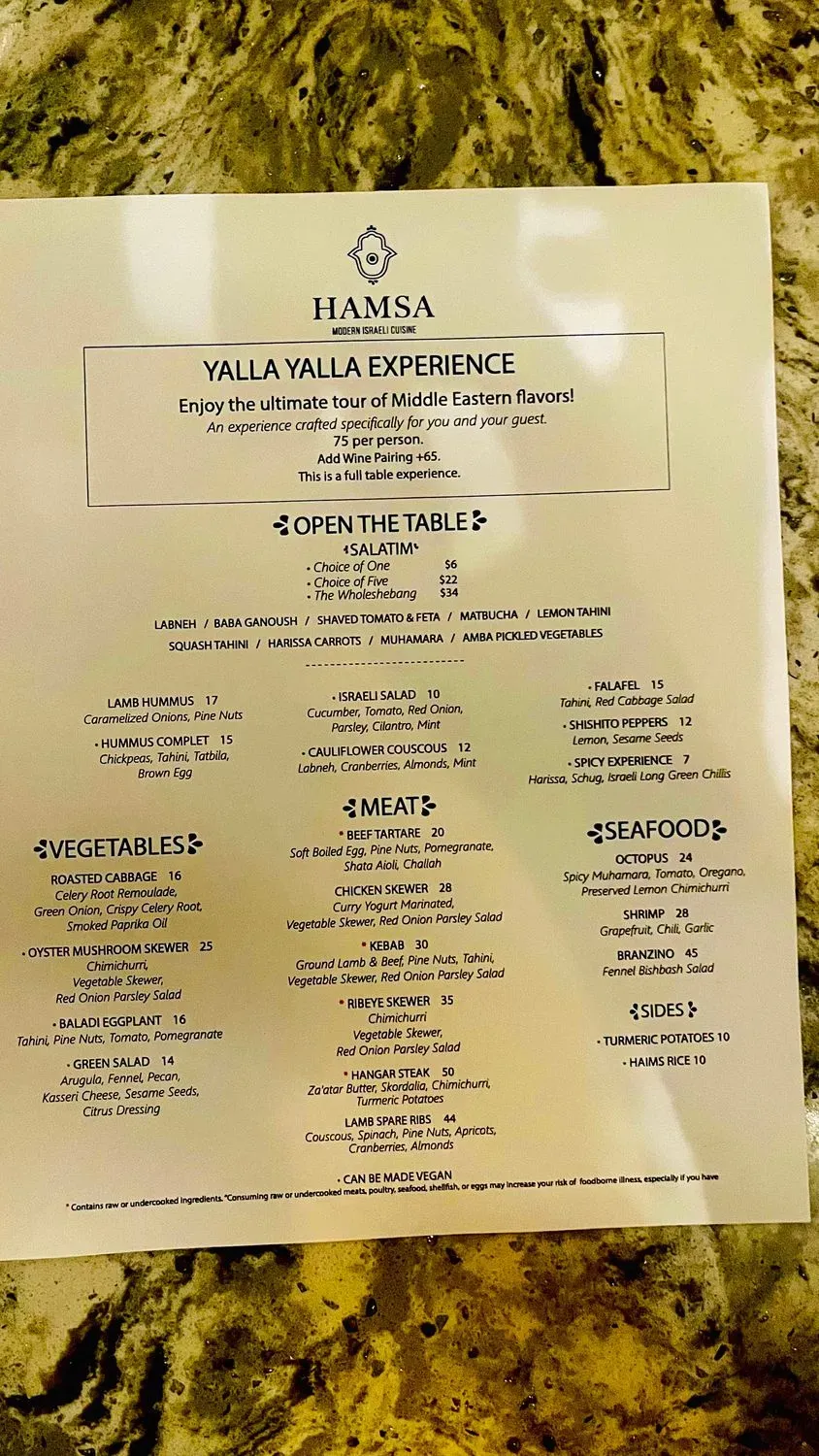 Menu 4