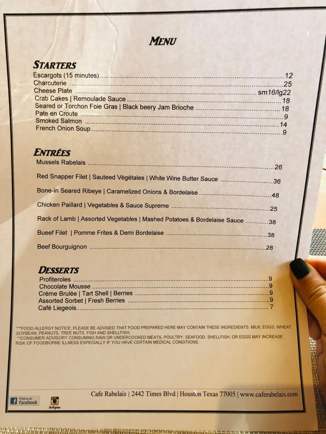 Menu 4