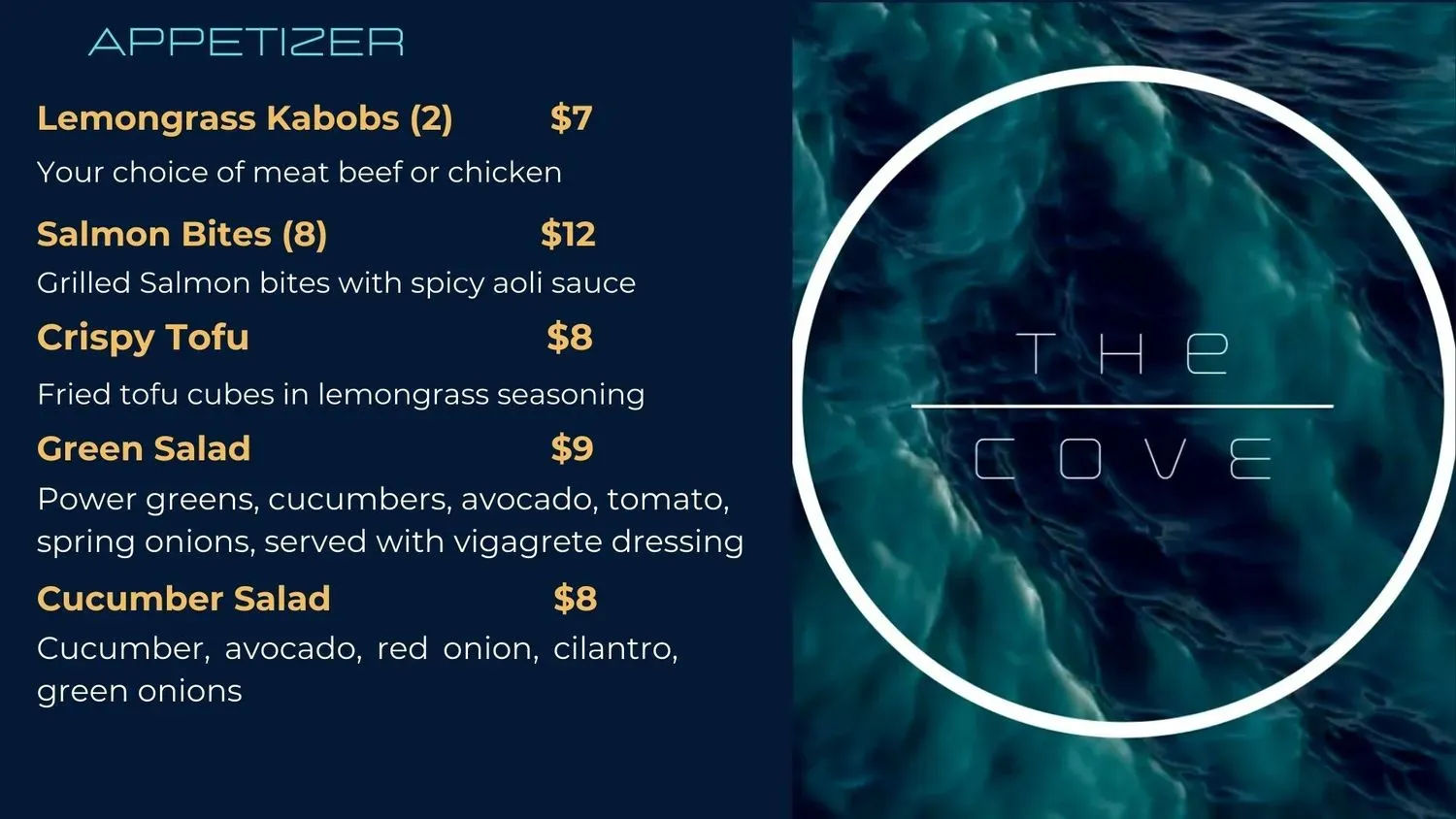 Menu 3